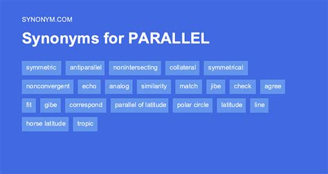 in parallel with synonym